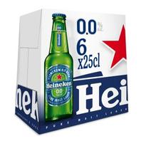 Oferta de Cerveza 0,0% alochol Heineken pack-6×25 cl por 2,95€ en Super Alcoop