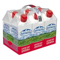 Oferta de Leche entera Asturiana 500 ml. por 0,7€ en Super Alcoop