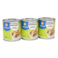 Oferta de Champiñón laminado Alteza pack-3×105 g. por 1,75€ en Super Alcoop