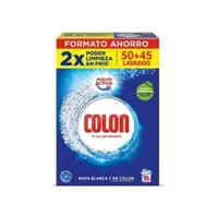 Oferta de Detergente polvo Colon 50+45 dosis por 10,29€ en Super Alcoop