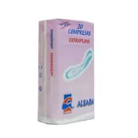 Oferta de Compresas Alsara extraplana 20 un. por 0,79€ en Super Alcoop