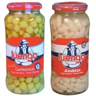 Oferta de Garbanzos o alubias Luengo tarro 400 g. por 0,85€ en Super Alcoop