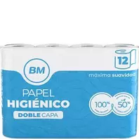 Oferta de Papel higiénico de 2 capas 12 rollos por 2,39€ en SUPER AMARA