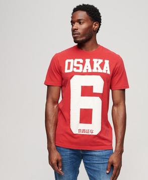 Oferta de Camiseta con estampado en relieve Osaka 6 por 27,99€ en Superdry
