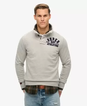 Oferta de Sudadera con cuello panadero Vintage Athletic por 94,99€ en Superdry