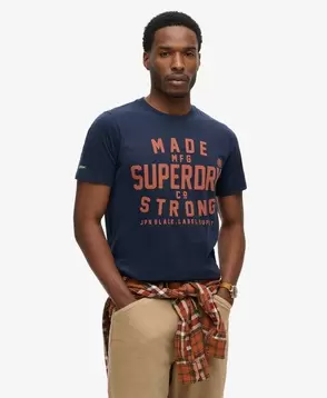 Oferta de Camiseta Machined Goods Workwear por 39,99€ en Superdry