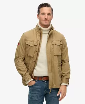 Oferta de Chaqueta militar Rookie por 139,99€ en Superdry