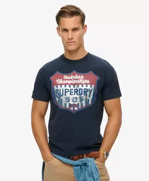 Oferta de Camiseta Gasoline Workwear por 31,49€ en Superdry