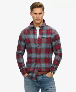 Oferta de Camisa de cuadros Merchant Store por 94,99€ en Superdry