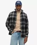 Oferta de Sobrecamisa a cuadros de lana forrada de tejido polar por 99,99€ en Superdry