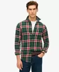 Oferta de Camisa de leñador de algodón de manga larga por 69,99€ en Superdry