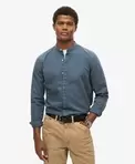 Oferta de Camisa índigo con cuello panadero Merchant Store por 94,99€ en Superdry