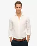 Oferta de Camisa de manga larga de lino informal por 89,99€ en Superdry