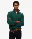 Oferta de Sudadera con media cremallera y logotipo Essential por 69,99€ en Superdry