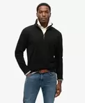 Oferta de Sudadera con media cremallera y logotipo Essential por 79,99€ en Superdry