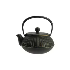 Oferta de Tetera Kiku Negra-Dorada 650 ml por 115,75€ en Tea Shop