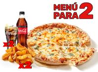 Oferta de Menú para 2 por 18€ en Telepizza