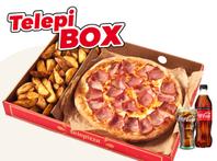 Oferta de Telepi Box con entrante y bebida por 10,95€ en Telepizza