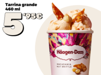 Oferta de Tarrina Häagen-Dazs (460 ml.) por 5,95€ en Telepizza