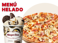 Oferta de Menú Helado por 18,95€ en Telepizza