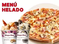 Oferta de Menú Helado por 18,95€ en Telepizza