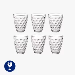 Oferta de 3 PACKS 6 VASOS BORMIOLI DE PUNTOS 25.5 CL (18 VASOS POR... por 10€ en Tiendas MGI