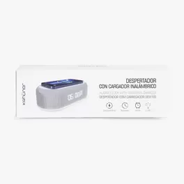 Oferta de DESPERTADOR DIGITAL CON CARGADOR INALÁMBRICO por 15€ en Tiendas MGI