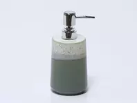 Oferta de DISPENSADOR DE JABON CERAMICA BICOLOR VERDE por 6,49€ en Tiendas Mi Casa