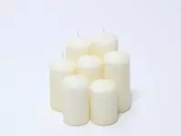 Oferta de SET DE VELAS CREMA por 17,99€ en Tiendas Mi Casa