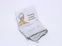 Oferta de TURBANTE DUCHA SOLID GRIS por 4,99€ en Tiendas Mi Casa