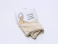 Oferta de TURBANTE DUCHA SOLID BEIGE por 4,99€ en Tiendas Mi Casa