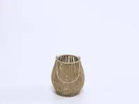 Oferta de FAROL DECORACION BEIGE 14X16 por 11,99€ en Tiendas Mi Casa