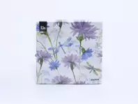 Oferta de SERVILLETA PAPEL 33X33 FLORES LILAS Y AZULES por 1,99€ en Tiendas Mi Casa