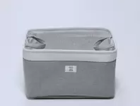 Oferta de CESTA SWEET HOME GRIS 40X30X32 por 19,99€ en Tiendas Mi Casa