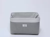Oferta de CESTA SWEET HOME GRIS 36X26X22 por 15,99€ en Tiendas Mi Casa