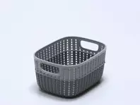 Oferta de CESTA MULTIUSOS BICOLOR GRIS PEQUEÑA por 3,99€ en Tiendas Mi Casa