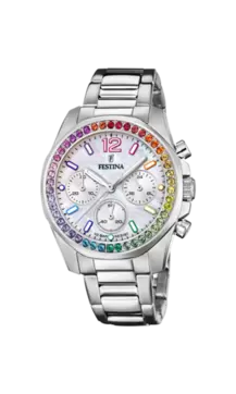 Oferta de RELOJ DE MUJER FESTINA RAINBOW F20606/2 CON ESFERA BEIGE por 159€ en Time Road