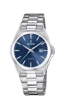 Oferta de RELOJ DE HOMBRE FESTINA CLASSICS F20552/3 CON ESFERA AZUL por 89€ en Time Road