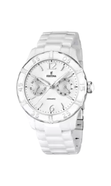 Oferta de RELOJ DE MUJER FESTINA F16622/1 CON ESFERA BLANCA por 79,2€ en Time Road