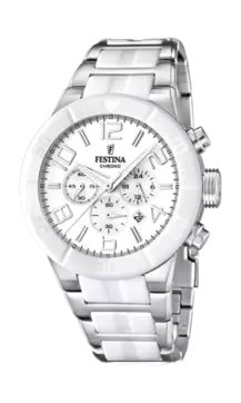 Oferta de RELOJ DE HOMBRE FESTINA F16576/1 CON ESFERA BLANCA por 129€ en Time Road