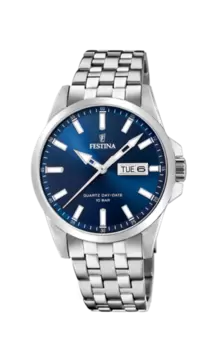 Oferta de RELOJ DE HOMBRE FESTINA CLASSICS F20357/3 CON ESFERA AZUL por 99€ en Time Road