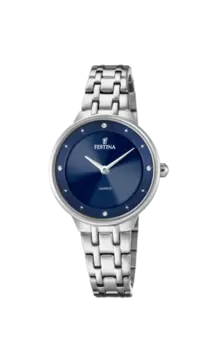 Oferta de RELOJ DE MUJER FESTINA MADEMOISELLE F20600/3 CON ESFERA AZUL por 99€ en Time Road