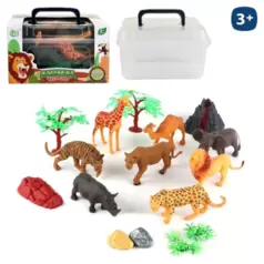 Oferta de ANIMALES 12CM SALVAJES 8 PCS MALETIN por 10,95€ en Tió Sam