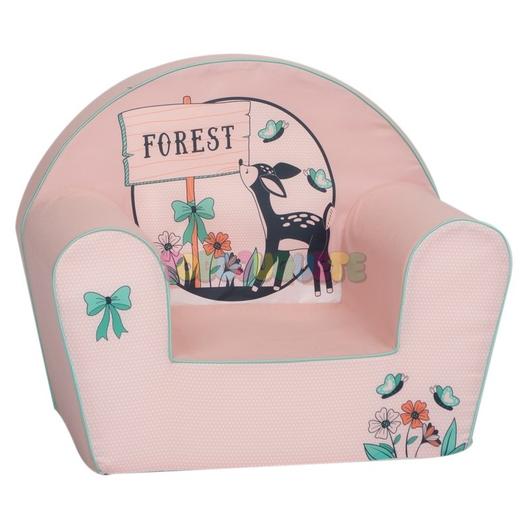 Oferta de Sillón Infantil Rosa Bambi Forest por 29,95€ en Todojuguete