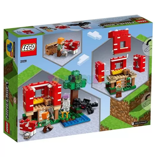 Oferta de Lego Minecraft La Casa Champiñón por 19,99€ en Todojuguete