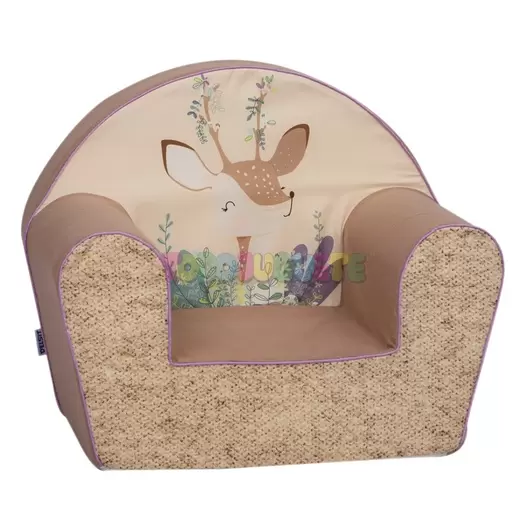 Oferta de Sillón Infantil Marrón-Beige Bambi por 29,95€ en Todojuguete