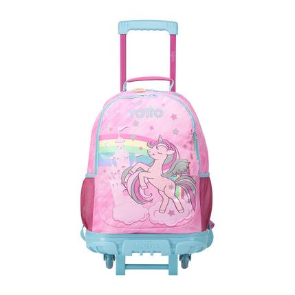 Oferta de Mochila escolar con ruedas grande de fantasía y unicornio - Fantasy por 69,99€ en Totto