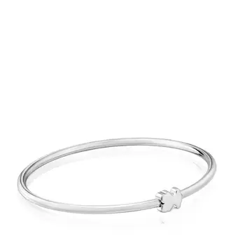 Oferta de Pulsera esclava de plata motivo oso Sweet Dolls por 119€ en Tous