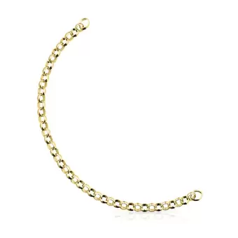 Oferta de Pulsera con baño de oro 18 kt sobre plata Hold por 79€ en Tous