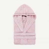 Oferta de Albornoz capucha rosa palo 450gr Unisex por 29,99€ en Tramas+